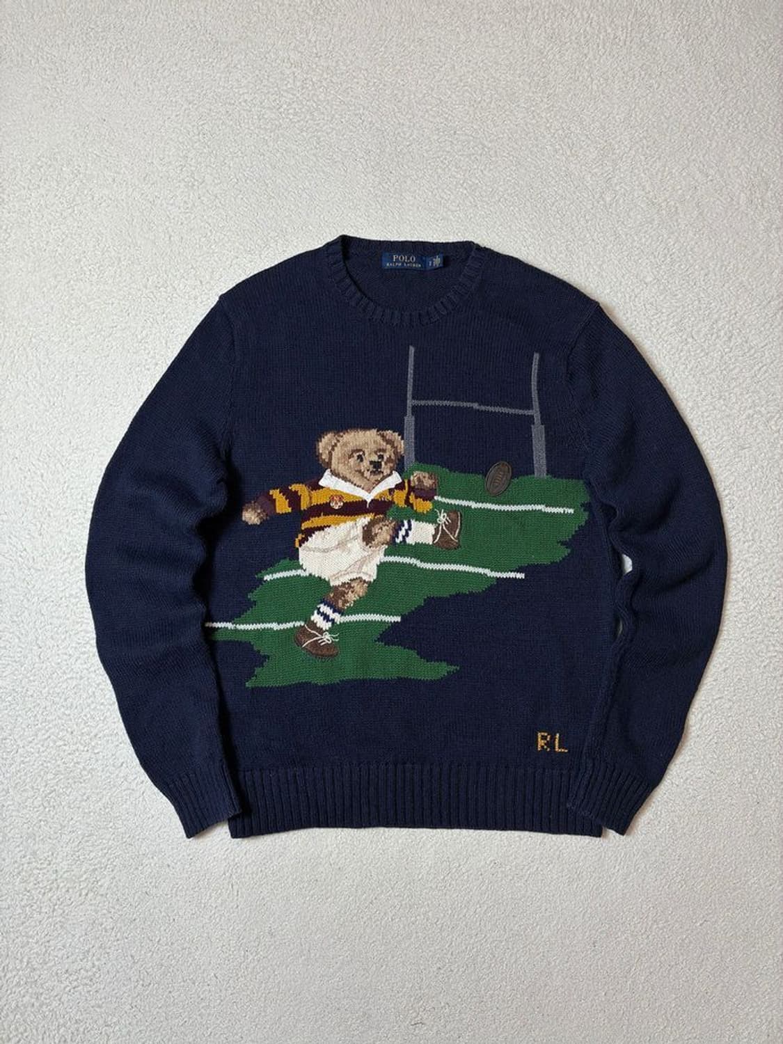 폴로 랄프로렌 신형라벨 럭비 플레이어 베어 니트 PN7303 상품이미지1