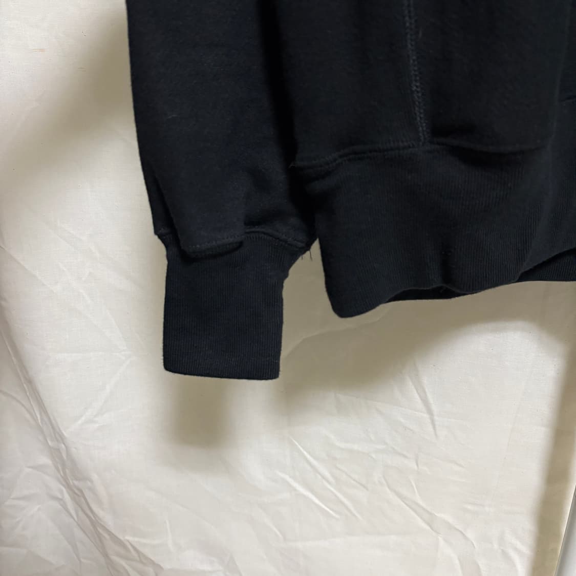 챔피온 리버스위브 기모 맨투맨 스웻셔츠 / 블랙, L 상품이미지6