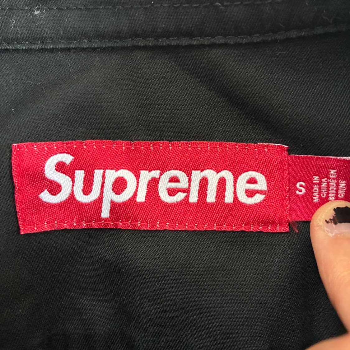 Supreme  슈프림 박스로고 블랙 셔츠 상품이미지4