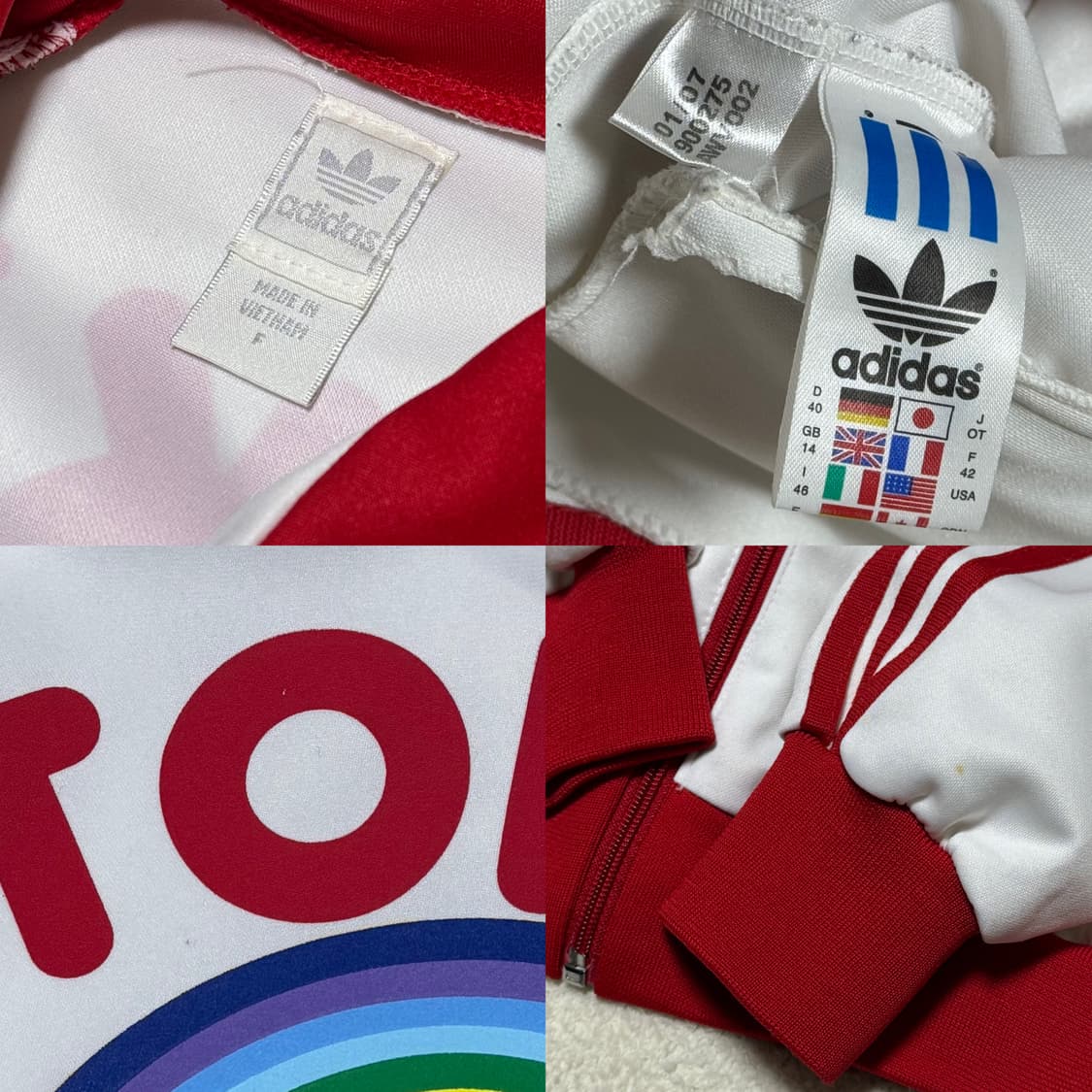 아디다스 도쿄 흰빨 화이트 레드 져지 상품이미지4