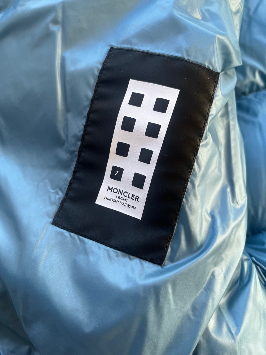 몽클레르 x 프라그먼트 / 아칸서스 쇼트 다운 자켓 라이트 블루 / 5 상품이미지9