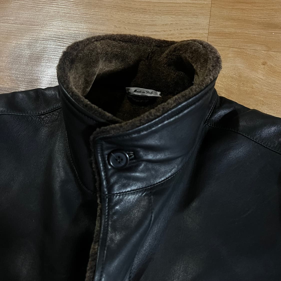 [105] LONGHI 롱기 이태리 무스탕 자켓 상품이미지3