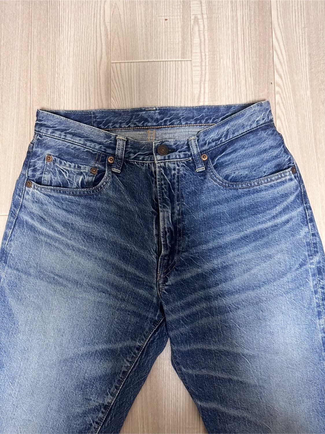[W31,L29] 웨어하우스 x 빔즈 별주 1105 미디엄워시 상품이미지4