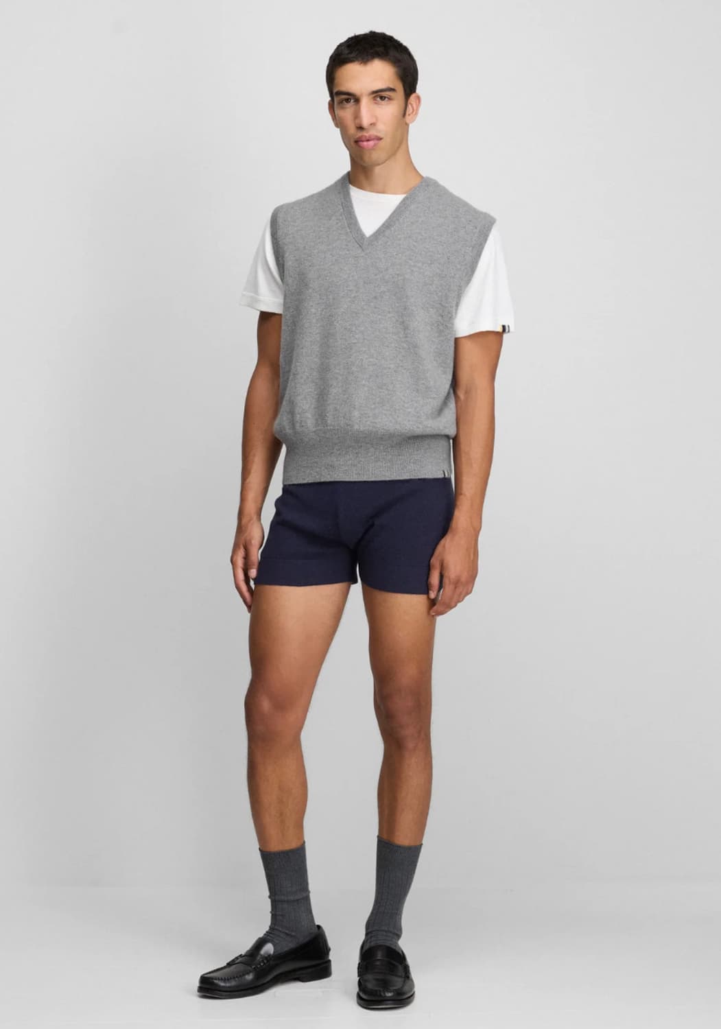 익스트림 캐시미어 n243 스펜서 베스트 그린 상품이미지2