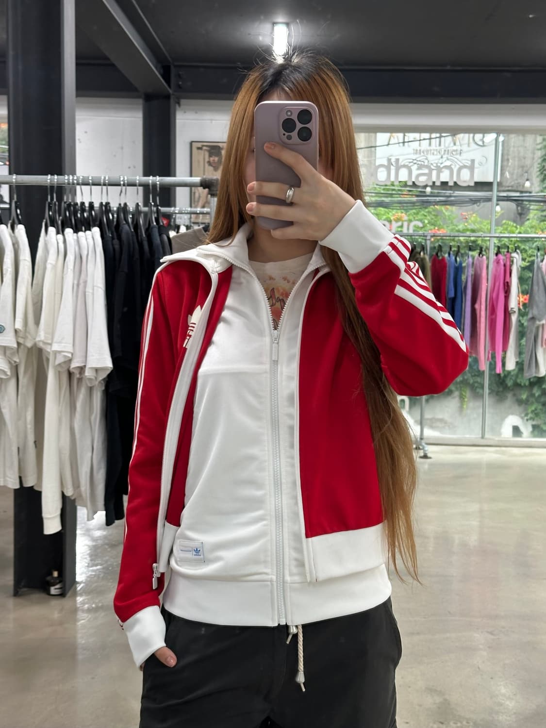 아디다스 x 세니아스나이더 베켄버드 투인원 트랙탑져지 베러스칼렛 상품이미지4