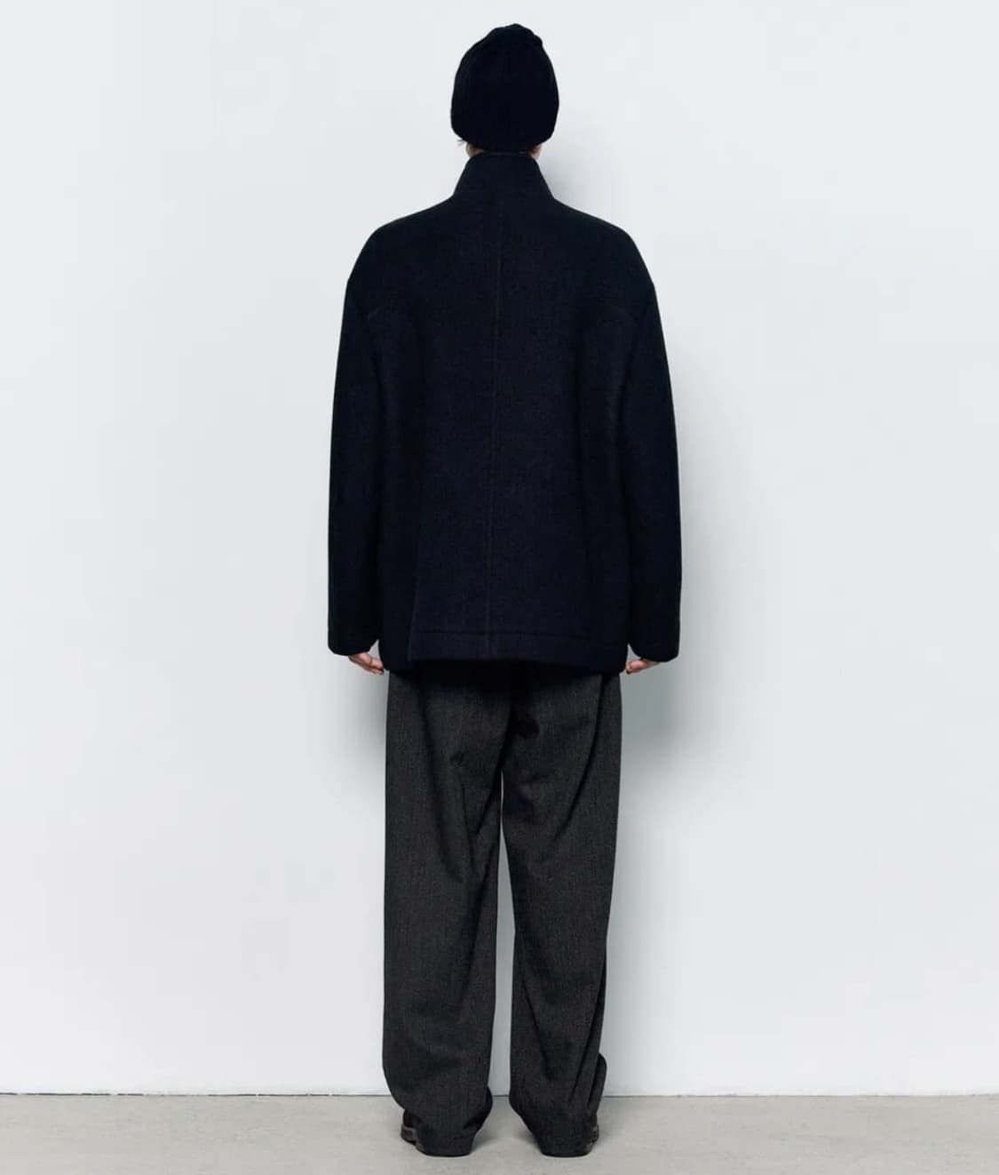 인사일런스 지블링 울 하프 코트 상품이미지3