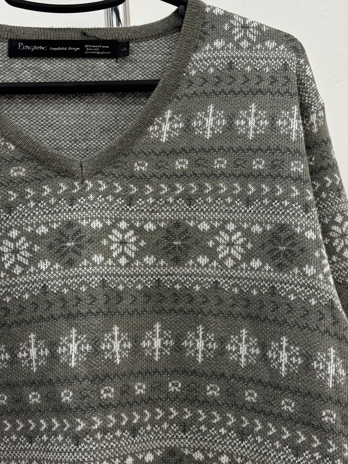 빈티지 그레이 노르딕 롱슬리브 상품이미지7