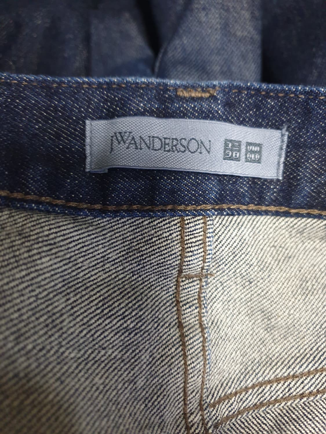 유니클로 JW앤더슨 우먼스 스트레이트 진 생지 데님팬츠 (28) 상품이미지5