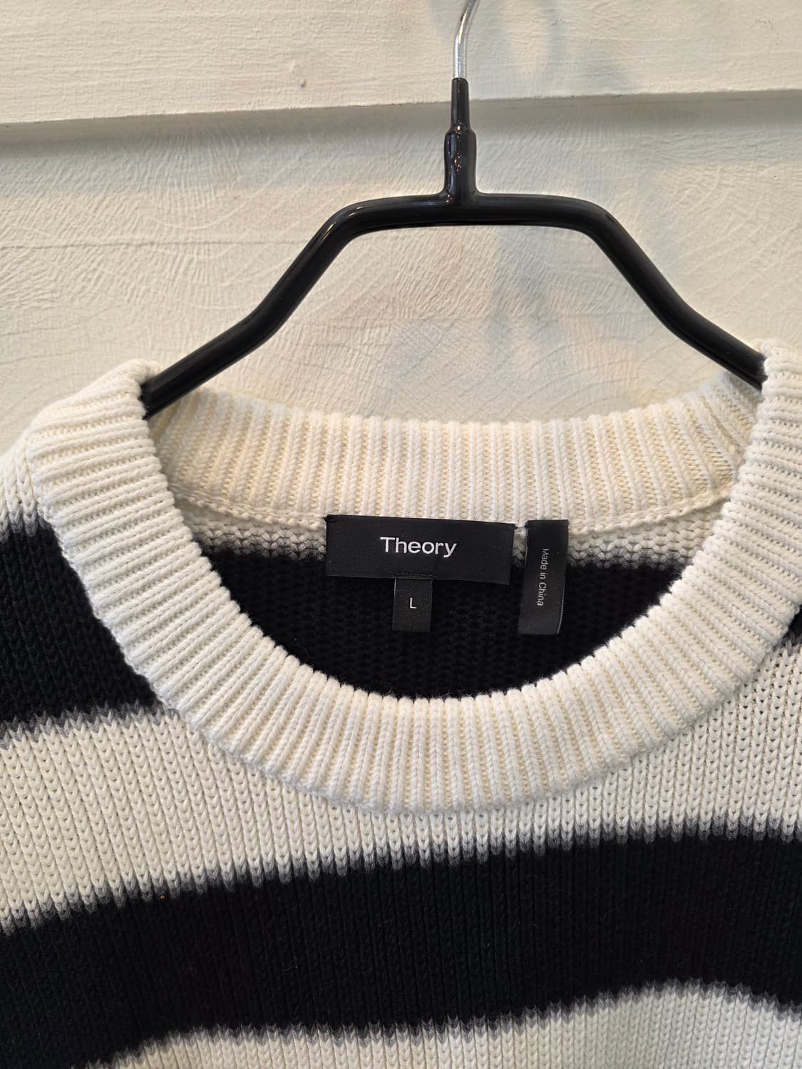 Theory 씨어리 스트라이프 니트 L 상품이미지1