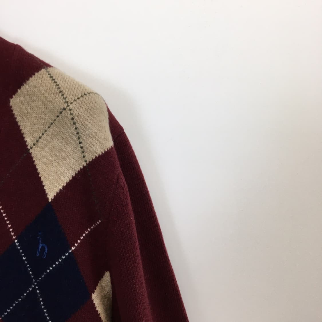 헤지스 아가일 니트가디건 105  상품이미지2