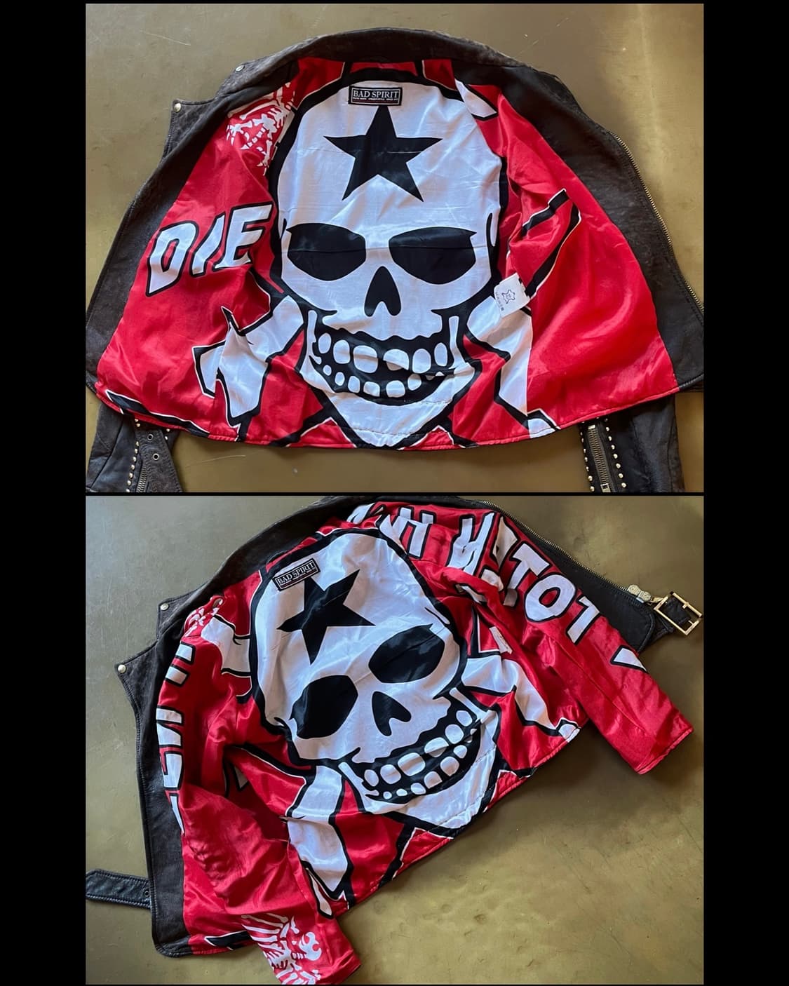 BAD SPIRIT Archive Studs Pelle Rider JK 상품이미지9