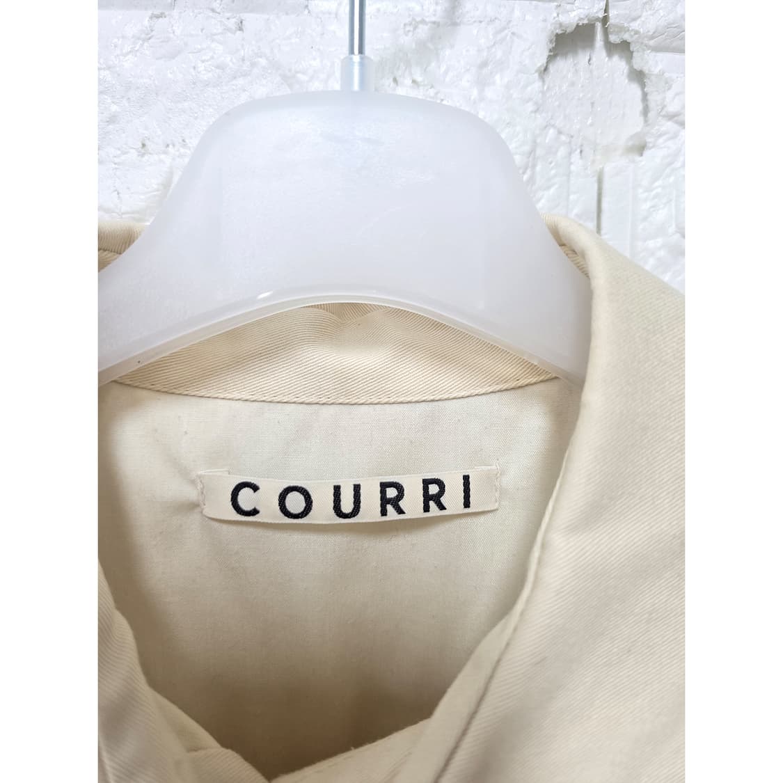 코우리 COURRI 베이지 셔츠형 자켓  Free 상품이미지2