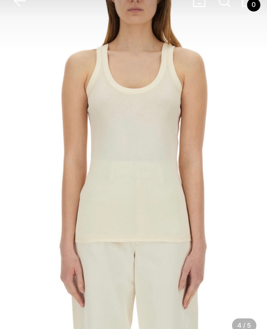(새상품) 르메르 탱크탑 아이보리 xs 상품이미지3