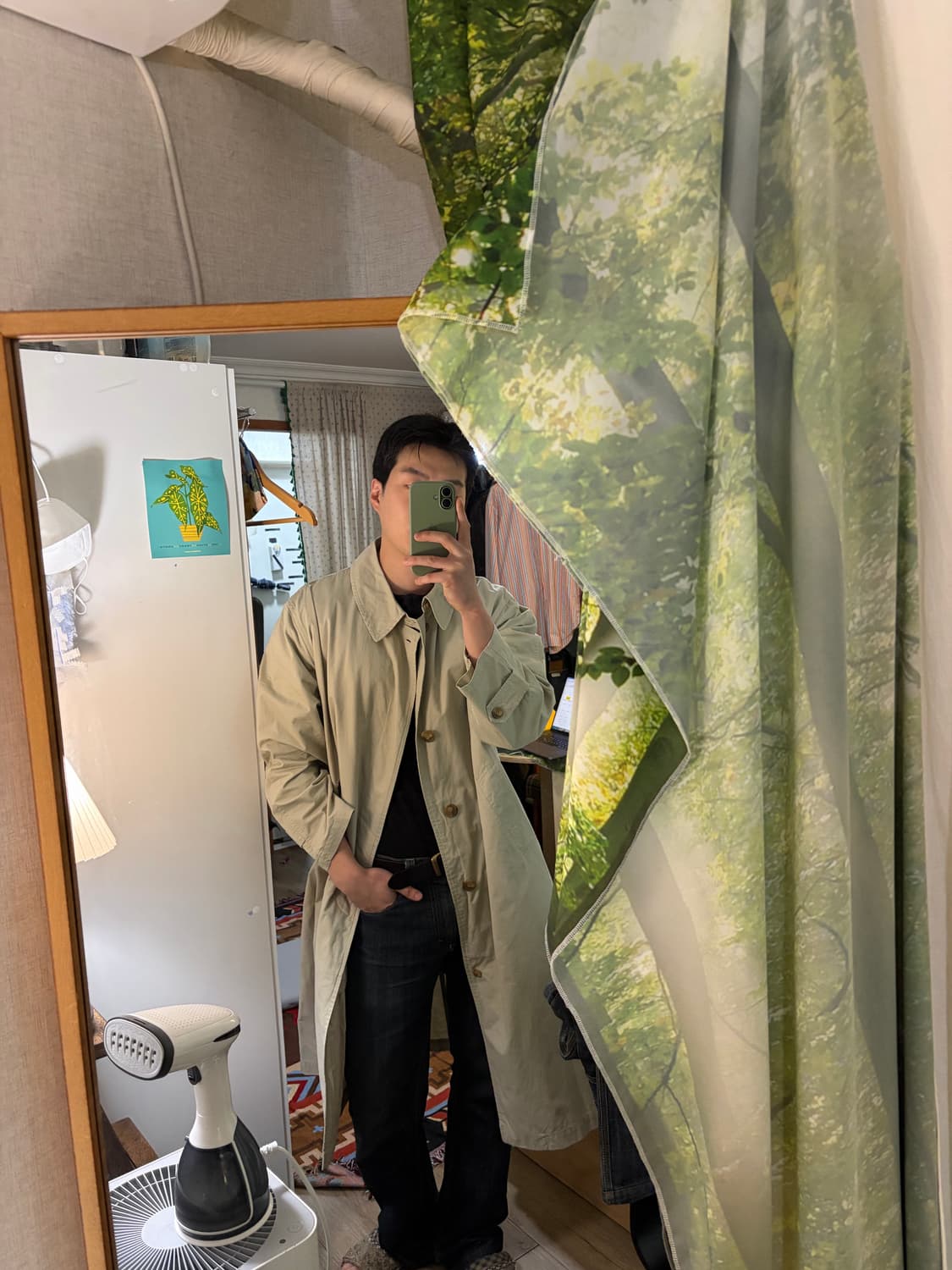 100-105) 폴스미스 코튼 롱 트렌치 코트 상품이미지2