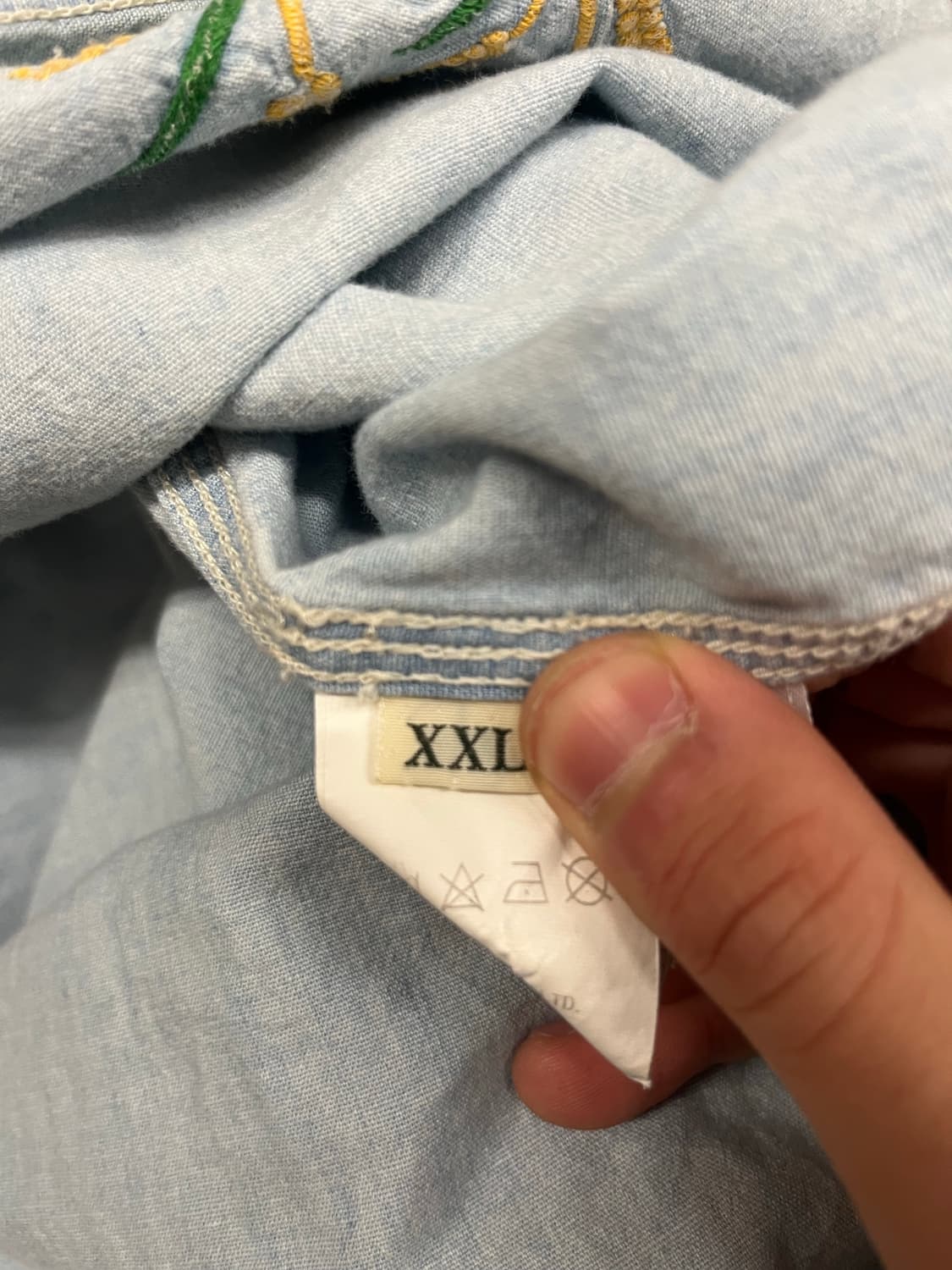 휴먼메이드 샴브레이 셔츠 xxl팝니다 상품이미지5