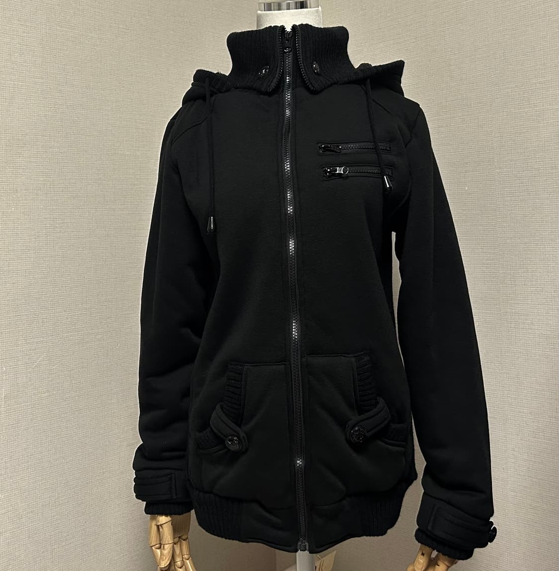 일본빈티지 y2k무드 양털안감 후드집업 갸루 와투케 핀터레스트 상품이미지2