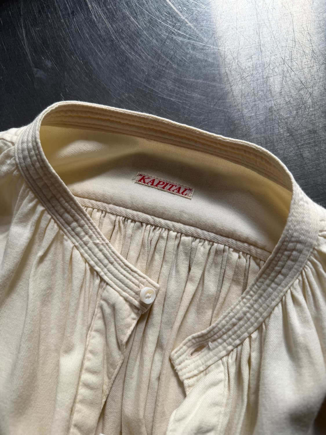 henley neck blouse 상품이미지9