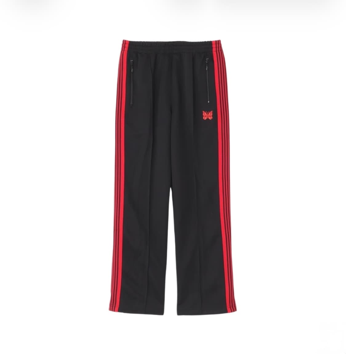 니들스 x LHP 트랙 팬츠 폴리 스무스 블랙 레드 상품이미지1