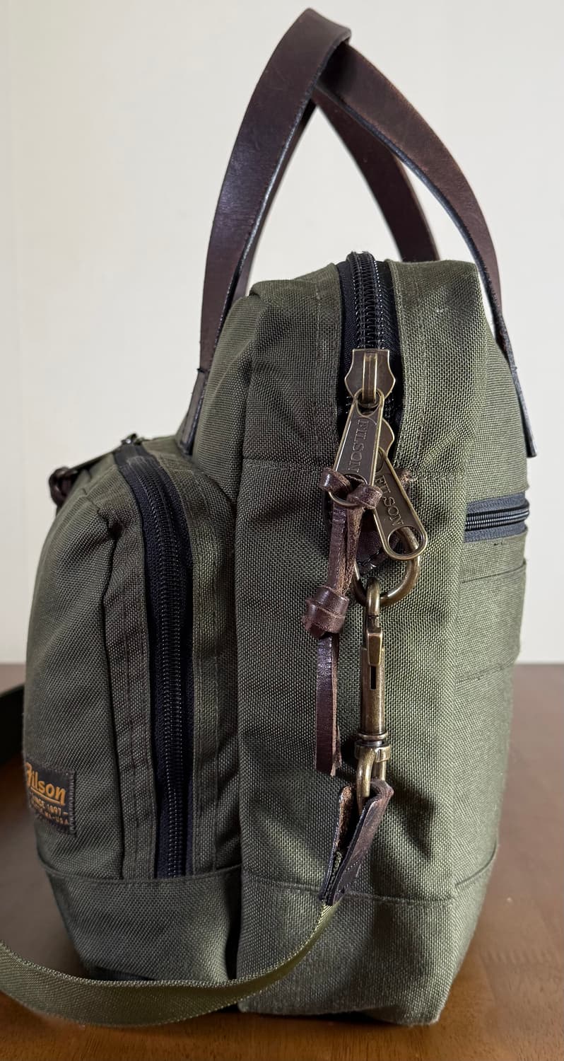 필슨 드라이든 브리프케이스 오터그린 상품이미지2