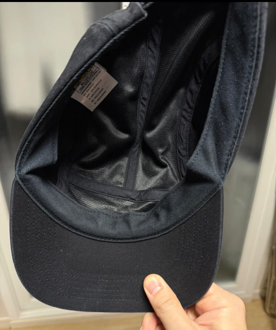 칼하트WIP 캠프캡 블랙 상품이미지4