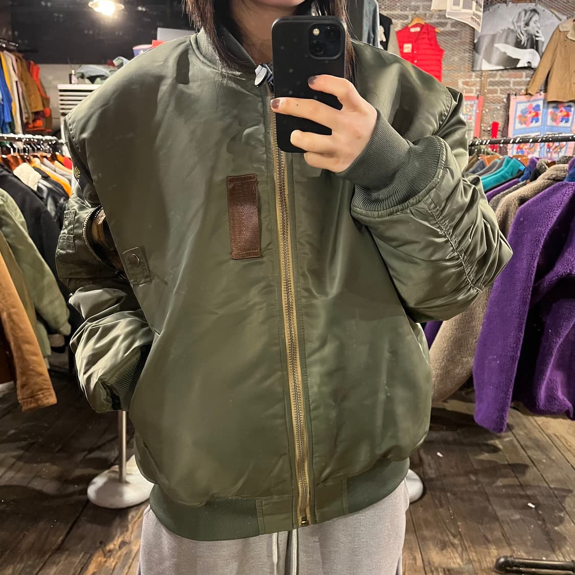 (새상품) 항공점퍼 상품이미지8