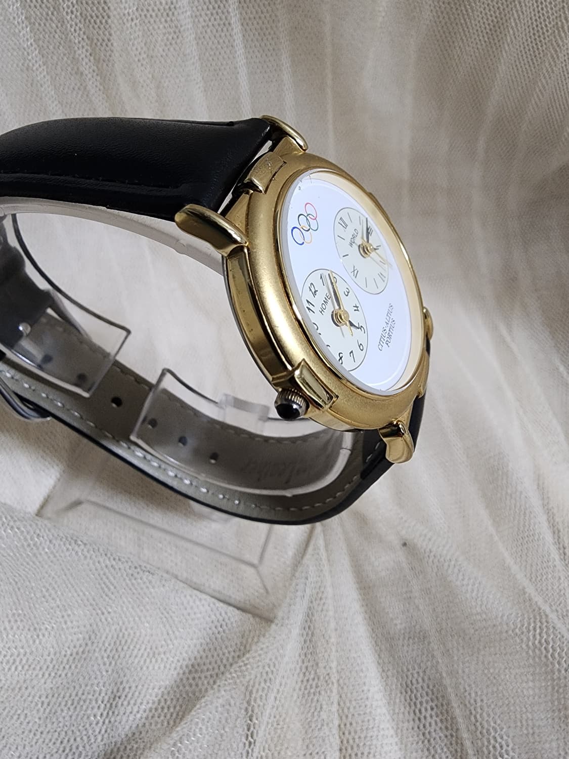 올림픽 기념 골드 듀얼타임 쿼츠 시계 상품이미지2