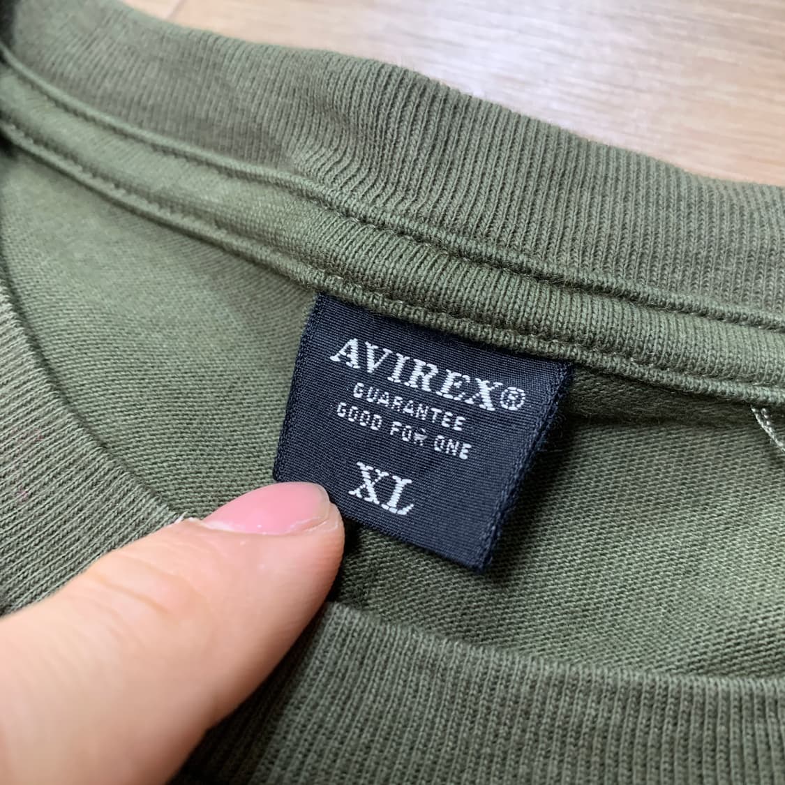 XL)Avirex 아비렉스 U.S.Navy 올드스쿨 자수 반팔 상품이미지3