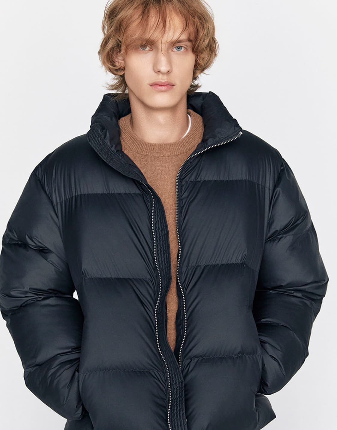 지오다노 울트라 웜 패딩 푸파 블랙 XL (새상품) 상품이미지1