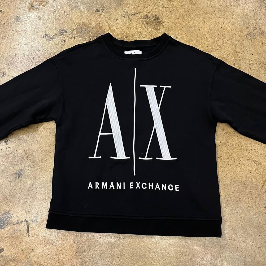 [정품/S] A/X 아르마니 익스체인지 블랙 맨투맨 b15 상품이미지3