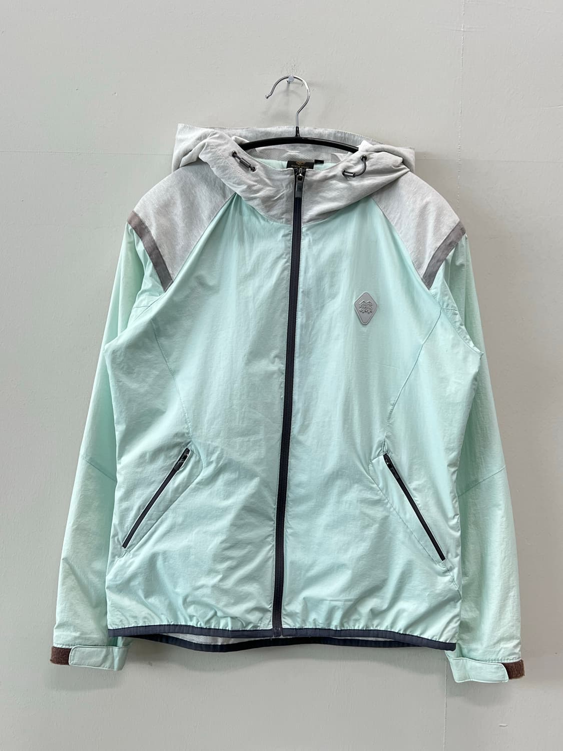 코오롱스포츠 우먼스 우븐 집업 자켓 민트 상품이미지2