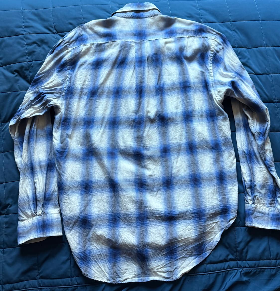 블라인드파일즈 옴브레셔츠 블루 (1) 상품이미지3