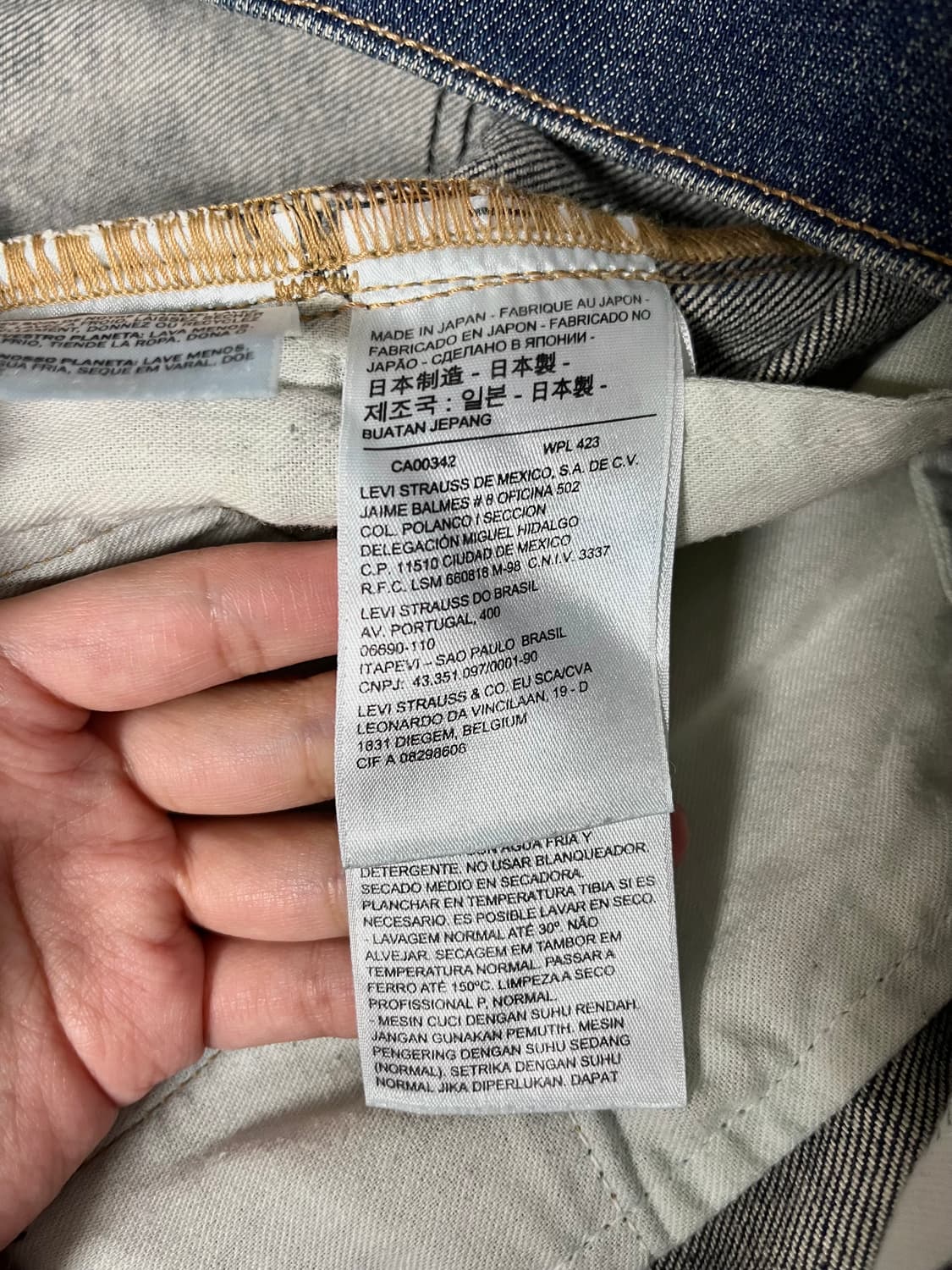 34) 리바이스 일본판 502 made & crafted 데님 팬츠 상품이미지7