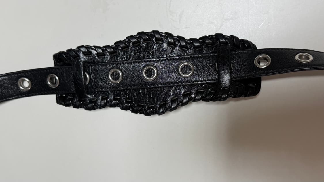 발렌시아가 남성 르 카골 크로스바디백 블랙 상품이미지7