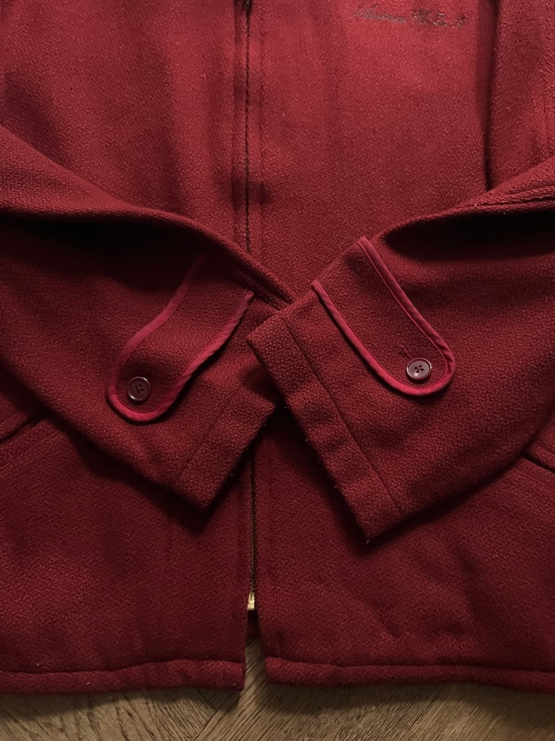 [M]90's AVIREX 아비렉스 FORREST SERVICE 울 자켓 상품이미지5