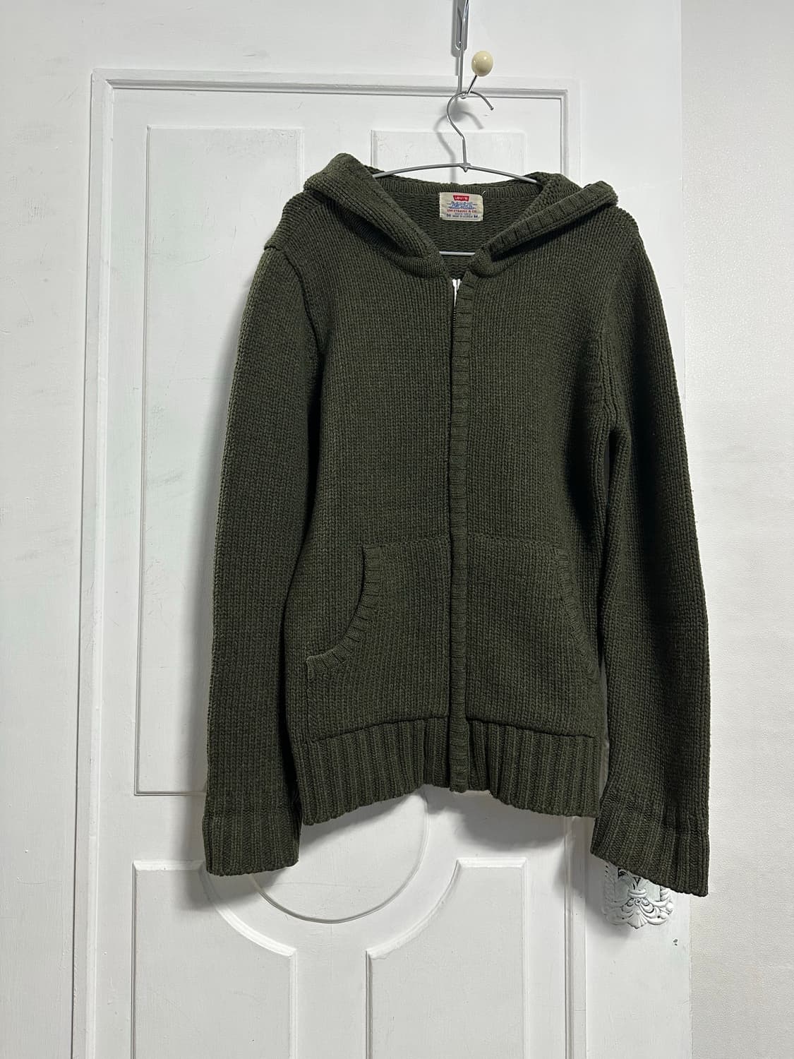 리바이스 니트 후드집업 상품이미지1