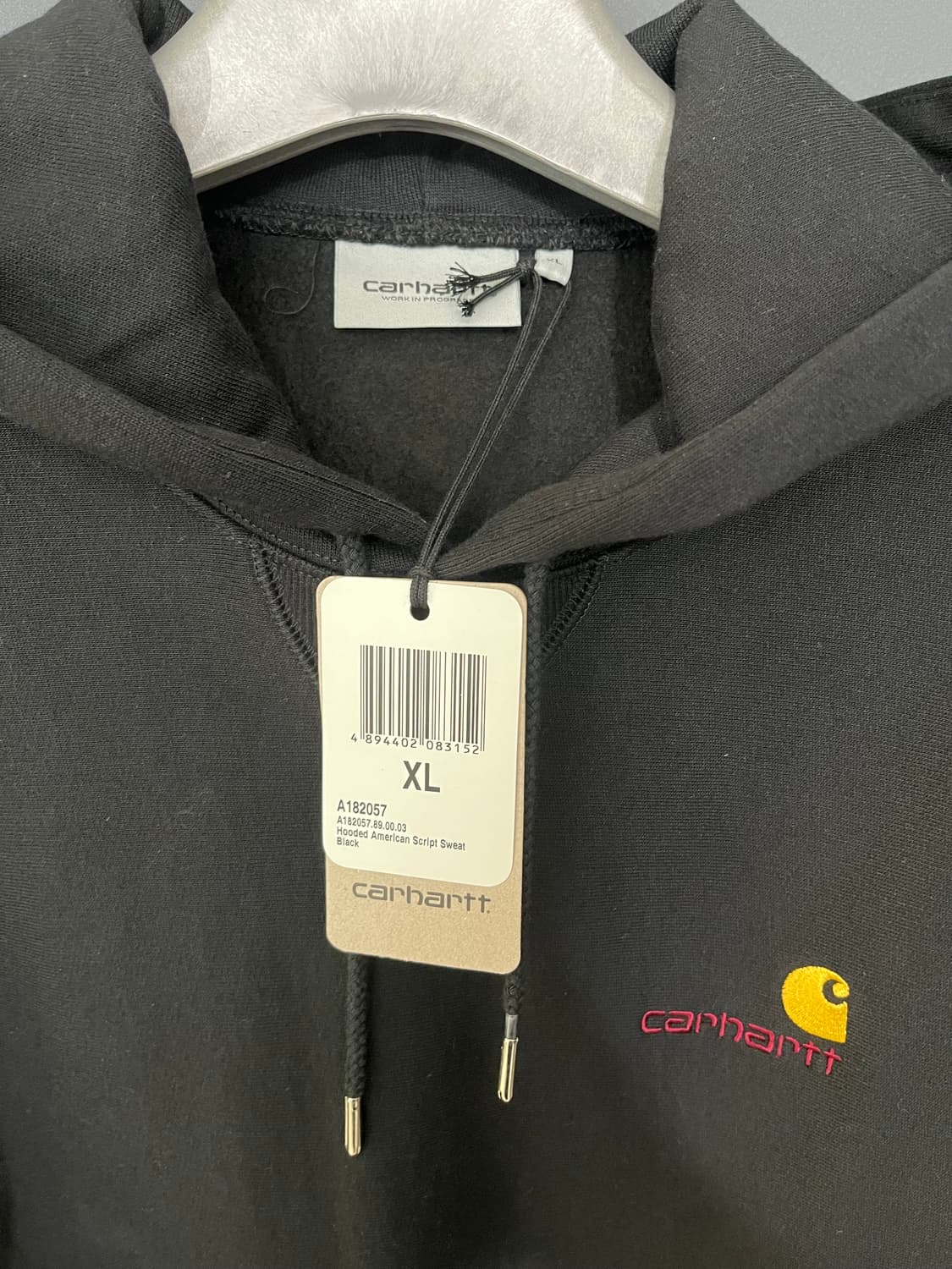 칼하트 wip 기모 맨투맨 블랙 XL (새상품) 상품이미지3