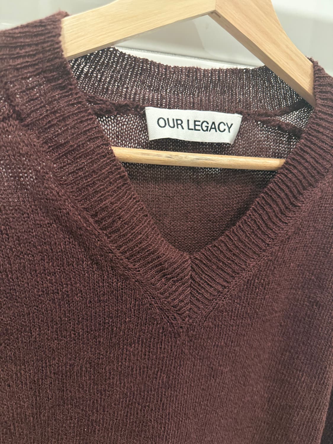 아워레가시 Rue 니트 버건디(46) 상품이미지5