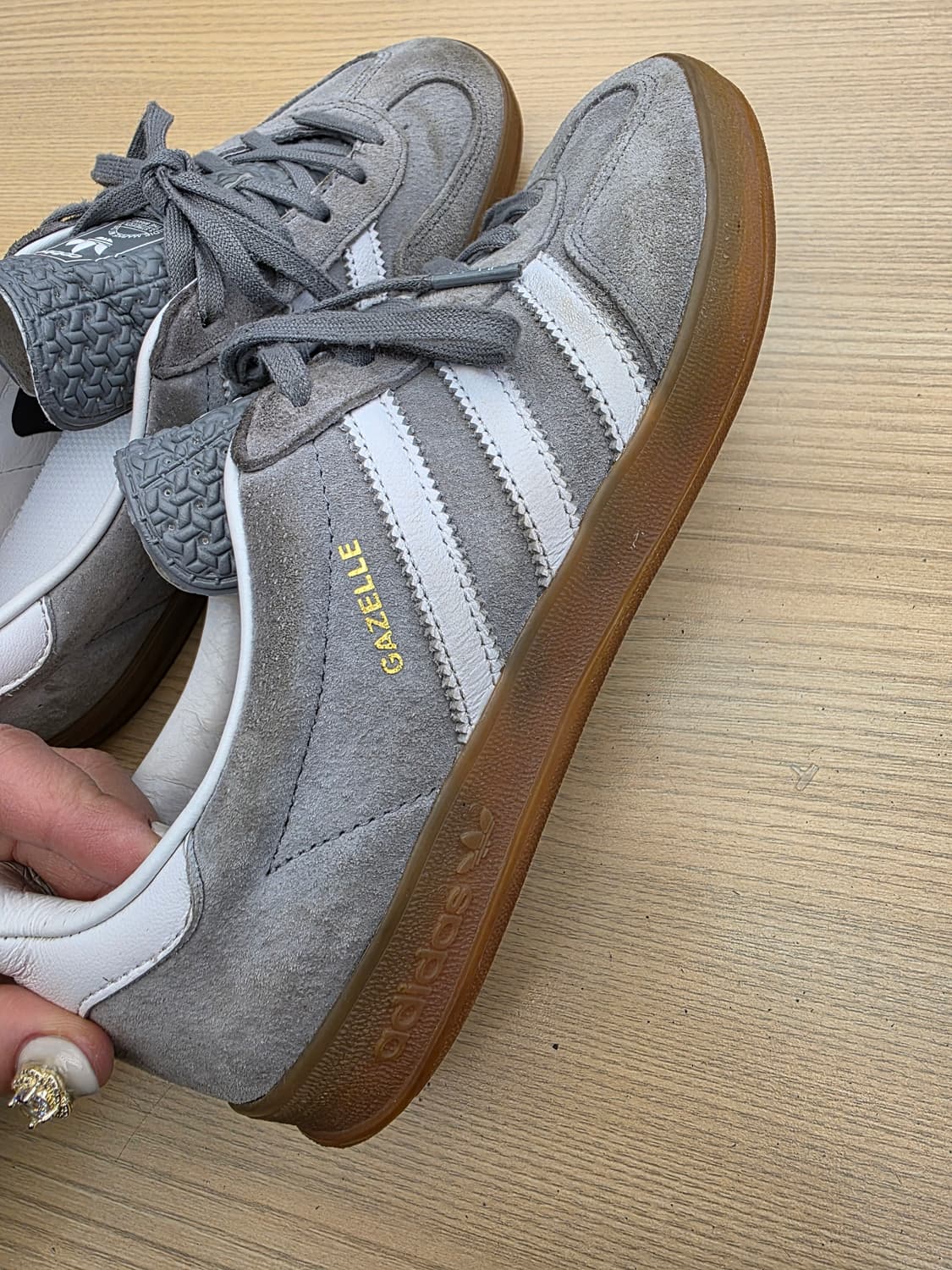 아디다스 가젤 인도어 그레이 245 상품이미지6