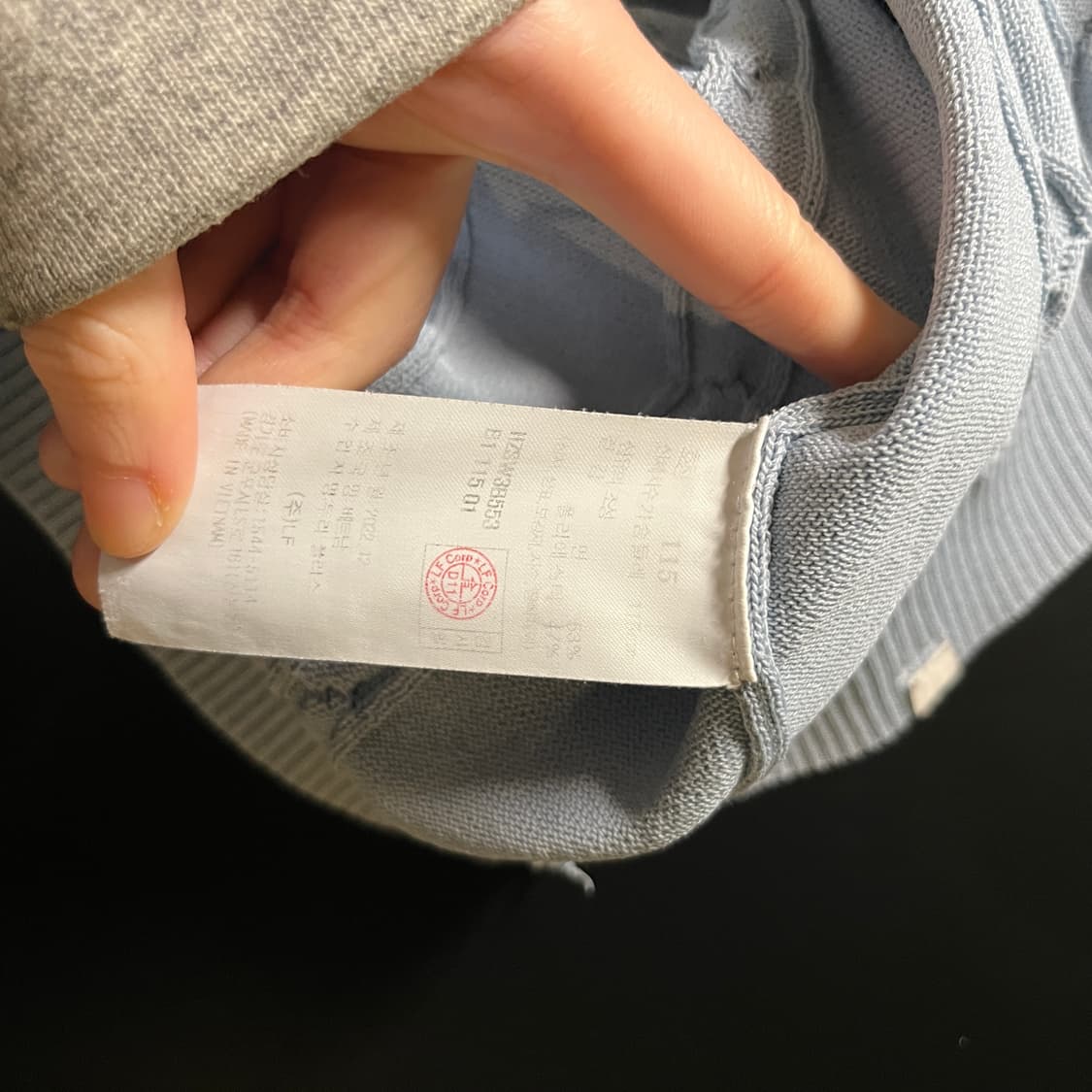 헤지스 케이블 카라넥 니트 반팔 상품이미지6