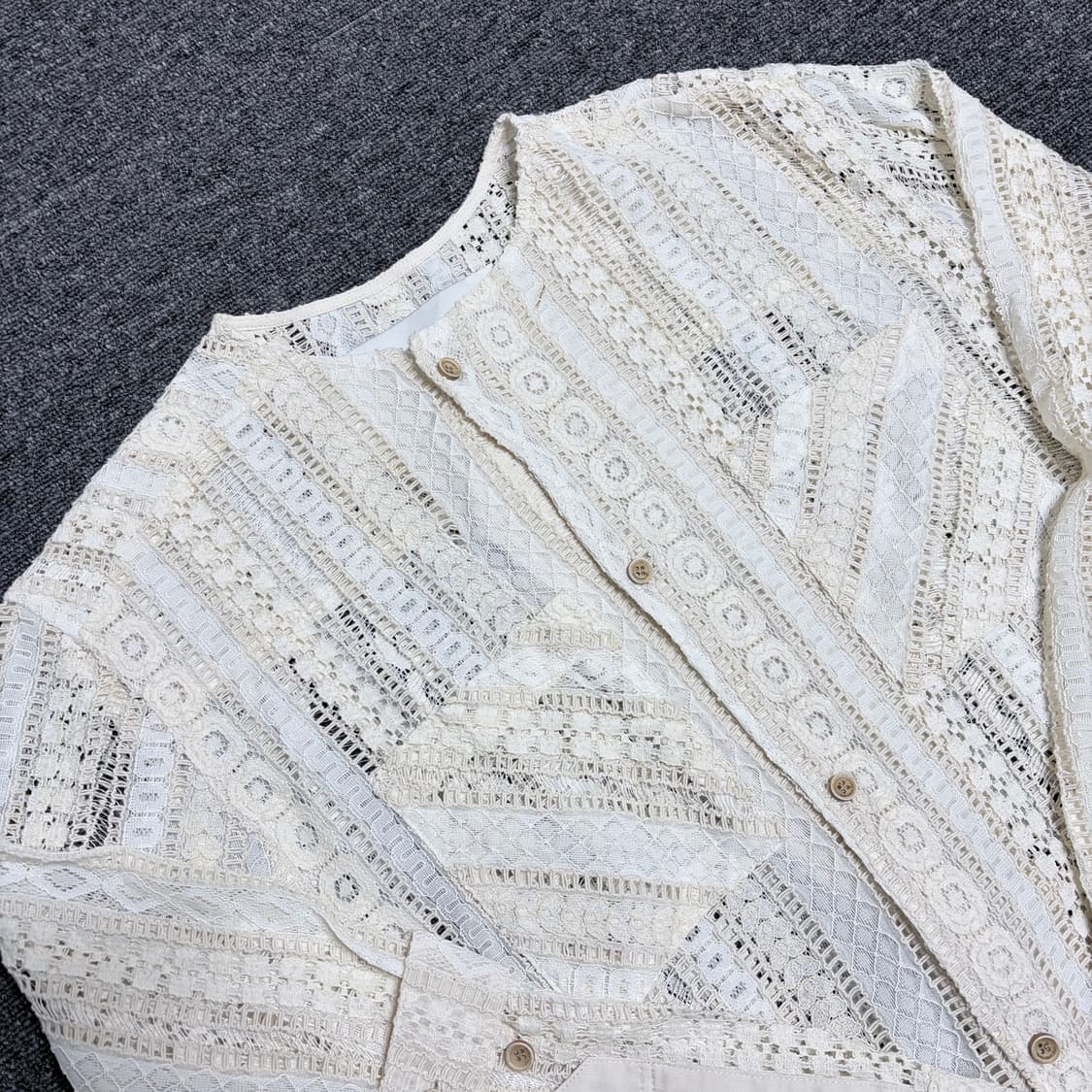 앤더슨벨 루나 시어 칼라리스 셔츠 상품이미지3