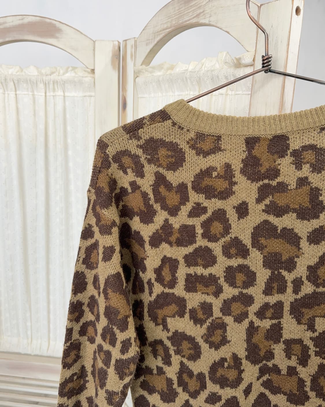 Cecil McBee Leopard Pattern Knit Top 상품이미지9