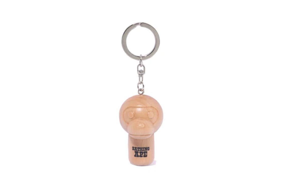 [OS] 베이프 베이비마일로 코케시 돌 키체인 브라운 상품이미지2