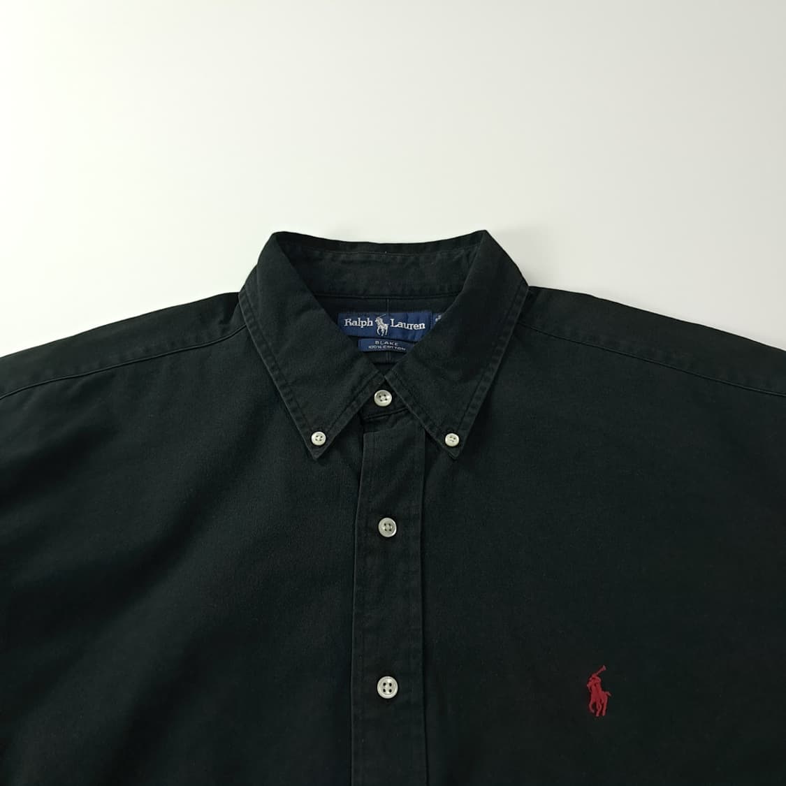 CJ338 XL 폴로 블레이크핏 90s 블랙 셔츠 남방 상품이미지2