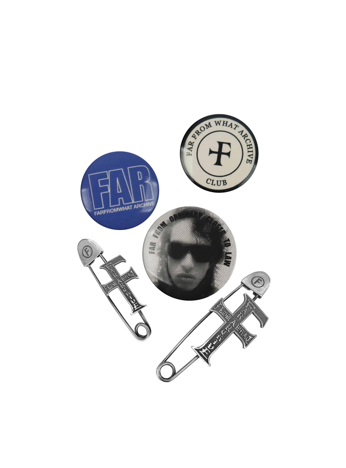 FARFROMWHAT 파프롬왓 파아카이브 핀버튼 옷핀 뱃지 브로치 상품이미지1