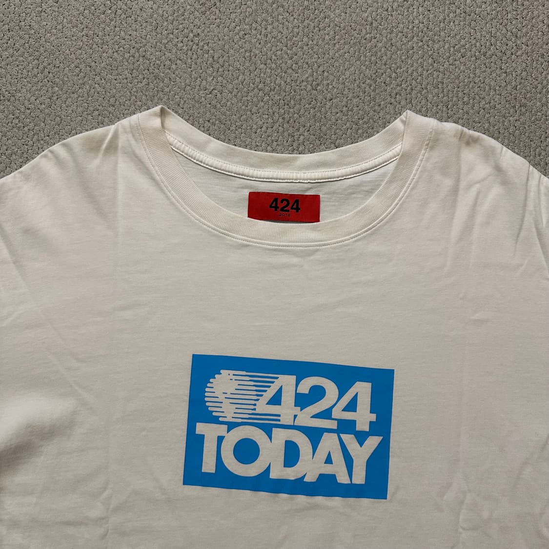 424 TODAY 로고 티셔츠  상품이미지3