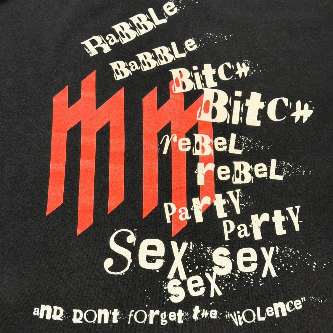 빈티지 03s Marilyn Manson 마릴린맨슨 밴드 투어 티셔츠 상품이미지5