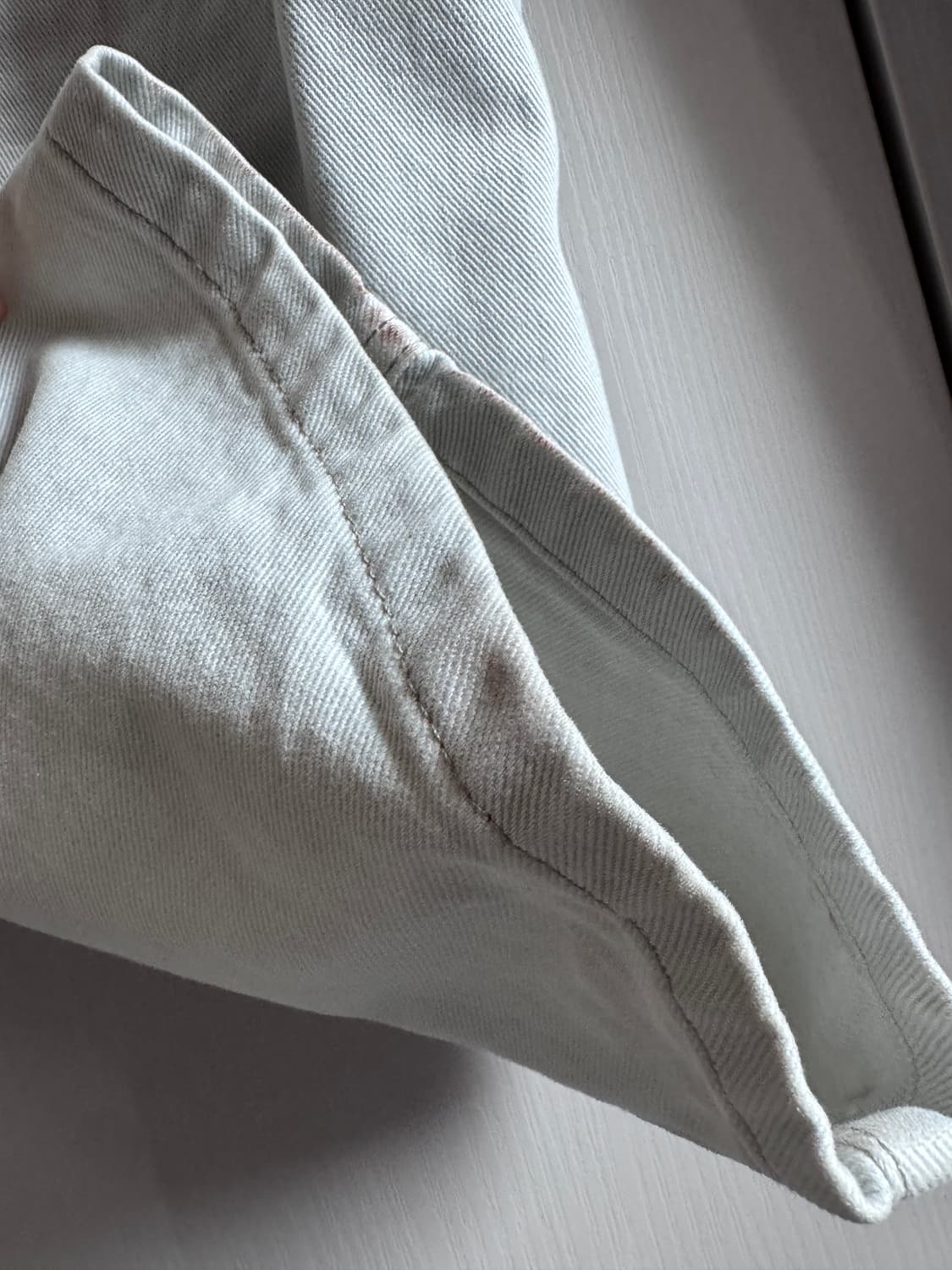 LEMAIRE 르메르 트위스트 벨티드 팬츠 스노우그레이 L 상품이미지7