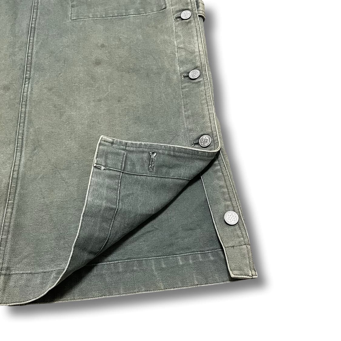 [38] 일본빈티지 멜로즈 데님 워싱 멜빵 스커트 상품이미지4