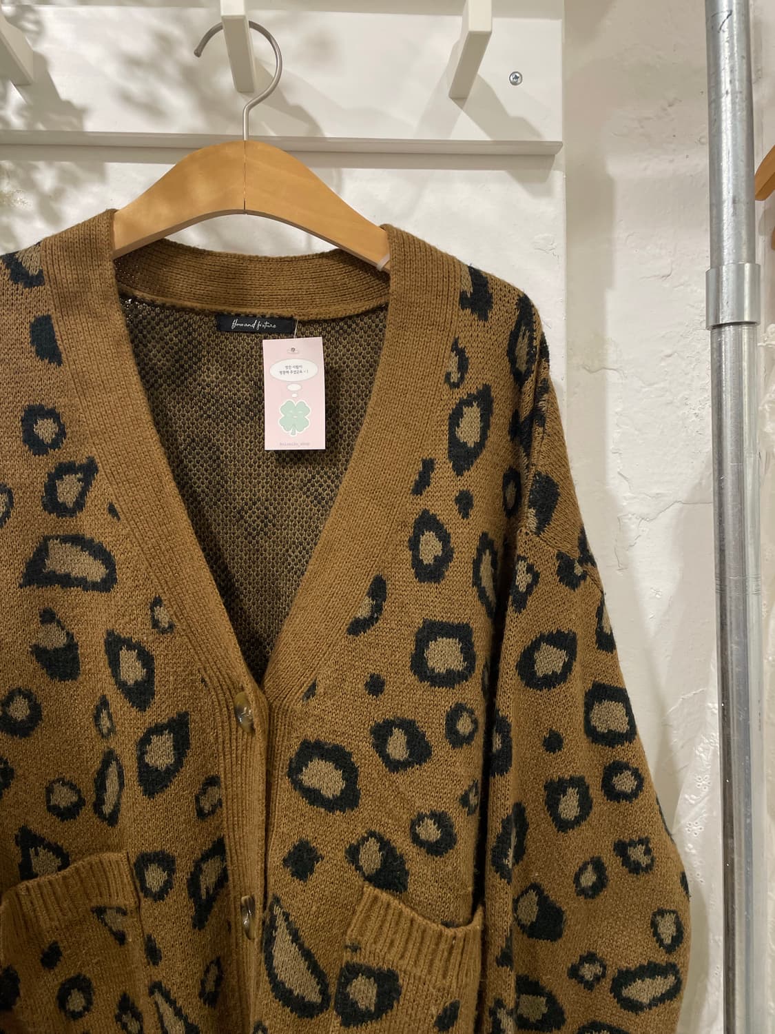 Cozy Leopard Pocket Cardigan 상품이미지8