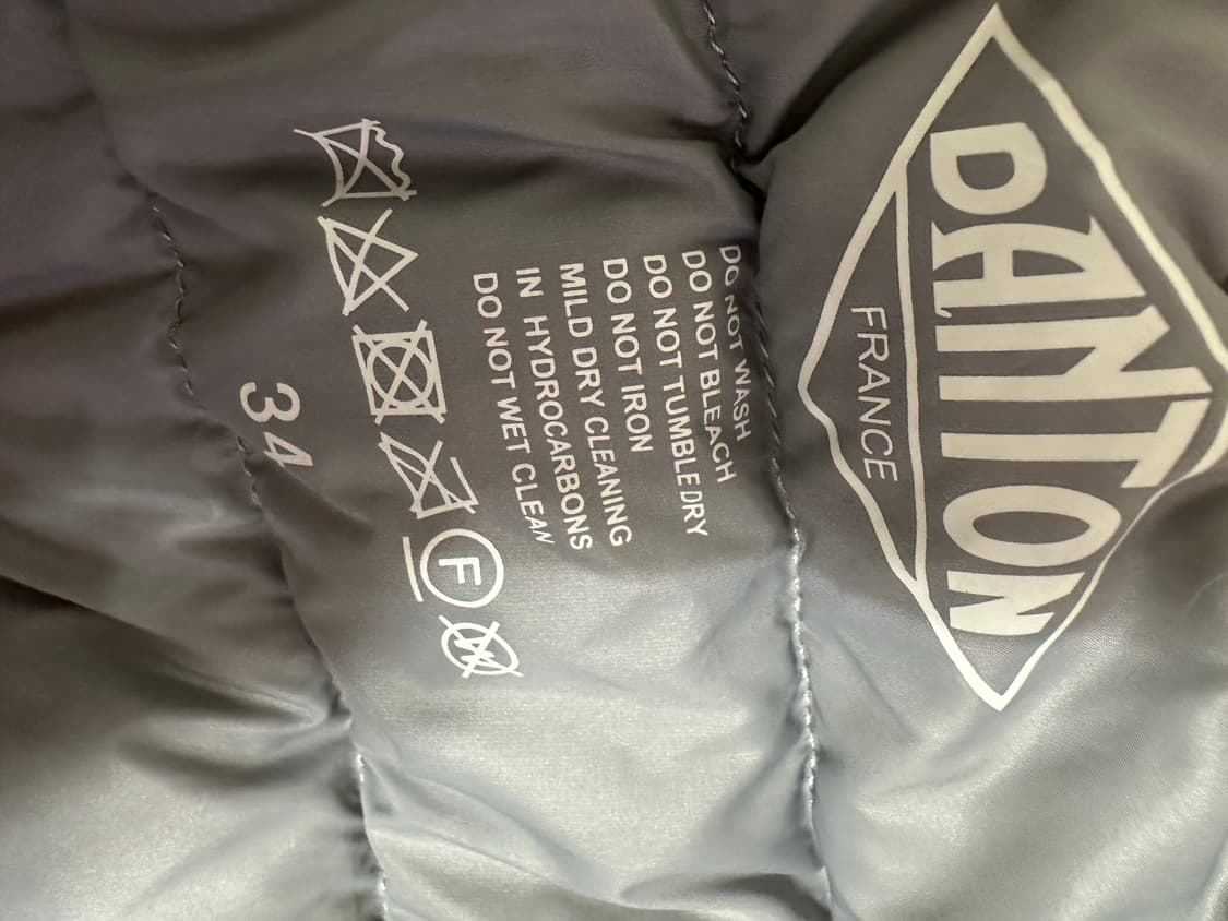 단톤 경량패딩 샌드 베이지 34(xs) 상품이미지2